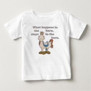 Camiseta De Bebé En el granero