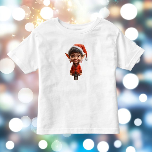 Camiseta De Bebé ¡En Eso! Navidades Elf Toddler's Tee (Subido por el creador)