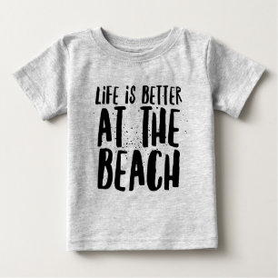 Camiseta De Bebé En La Playa