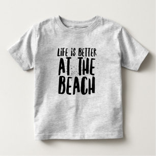Camiseta De Bebé En la playa