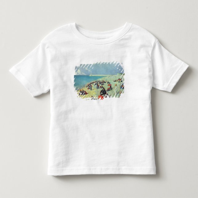 Camiseta De Bebé En la playa (Anverso)