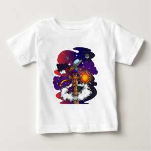 Camiseta De Bebé En las estrellas