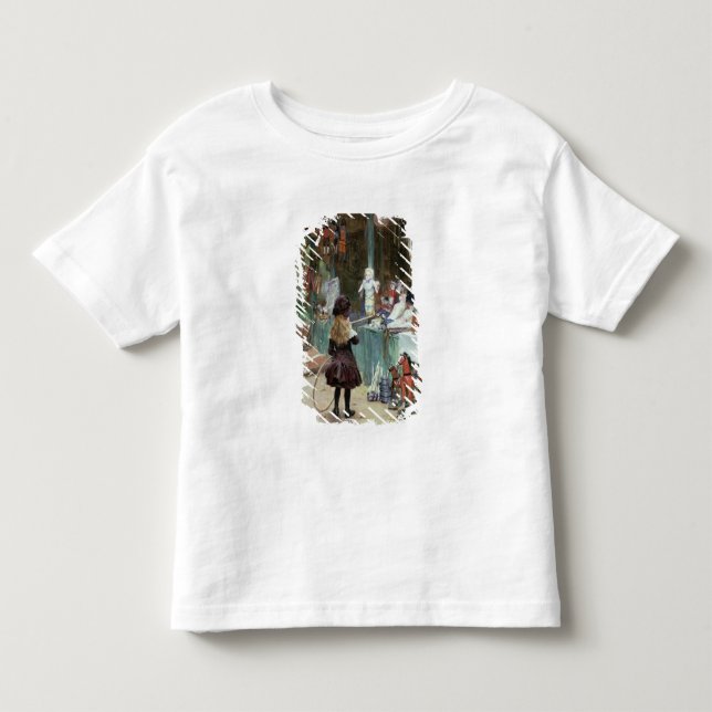 Camiseta De Bebé En los jardines de Champs-Elysees, c.1897 (aguazo (Anverso)