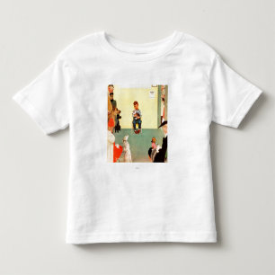 Camiseta De Bebé En los veterinarios de Norman Rockwell