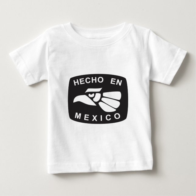 Camiseta De Bebé En México de Hecho (Anverso)