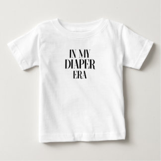 Camiseta De Bebé En mi era de pañales