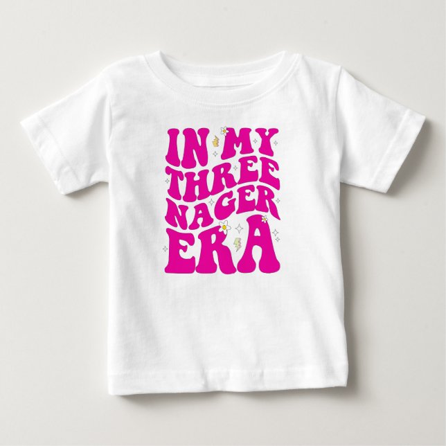 Camiseta De Bebé En mi era de Thenager (Anverso)
