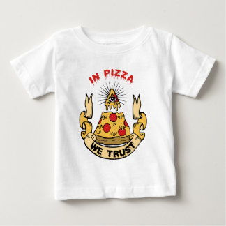 Camiseta De Bebé En Pizza Confiamos