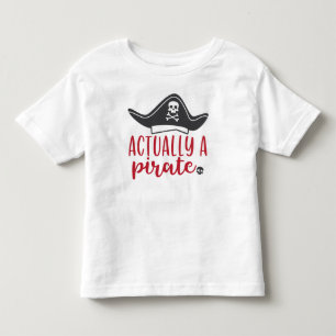 Camiseta De Bebé En realidad un pirata