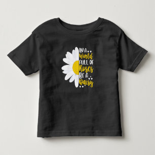 Camiseta De Bebé En Un Mundo Lleno De Rosas Sea Un Día