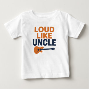 Camiseta De Bebé En voz alta como tío