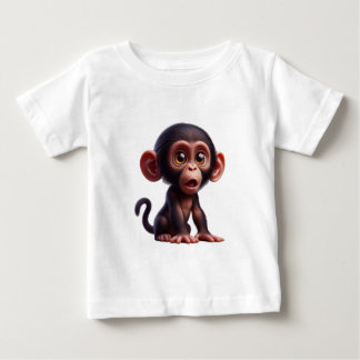 Camiseta De Bebé Encantador Chimp Whimsy - Adorable Personalizado P