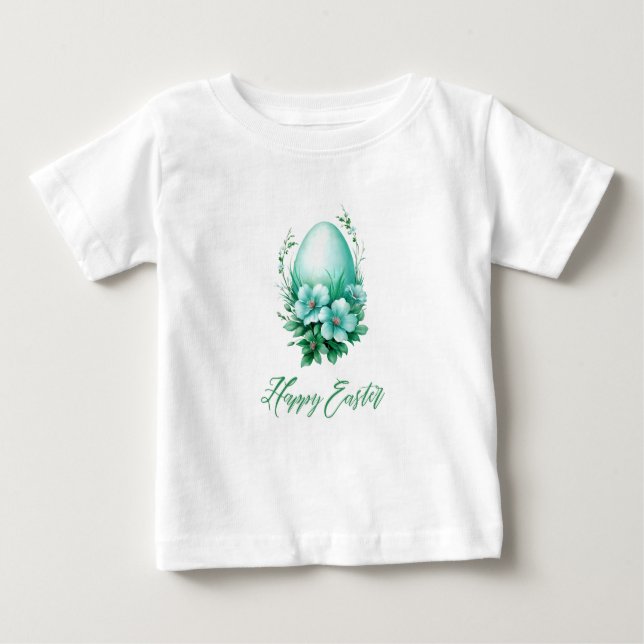 Camiseta De Bebé Encantador Huevo de Pascua - Ilustracion festivo (Anverso)