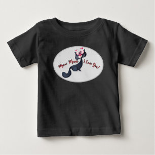 Camiseta De Bebé Encantadoramente Lindo – Conjunto de Bebé de Gato