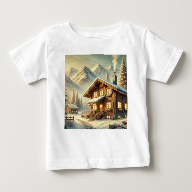 Camiseta De Bebé Encanto alpino (Anverso)
