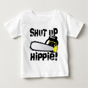 Camiseta De Bebé ¡Enciierre al Hippie!