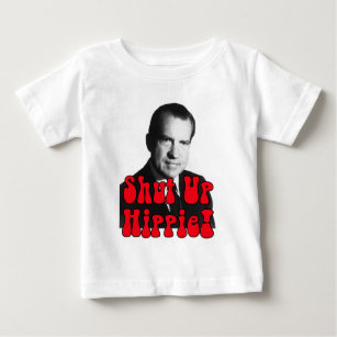 Camiseta De Bebé Enciierre al Hippie -- Richard Nixon