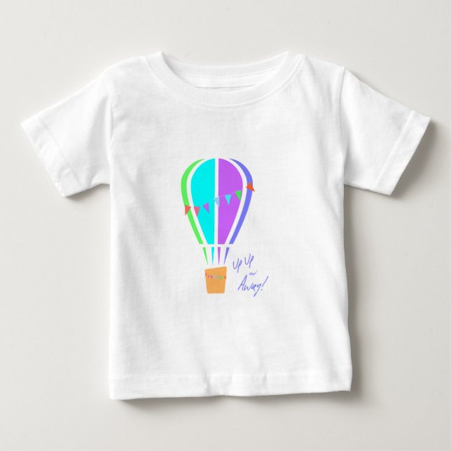 Camiseta De Bebé ¡Encima de ascendente y lejos! (Anverso)