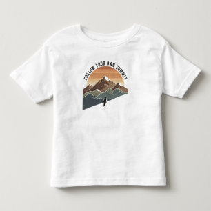 Camiseta De Bebé Encuentra tu propia cumbre – Pingüino Inspirador