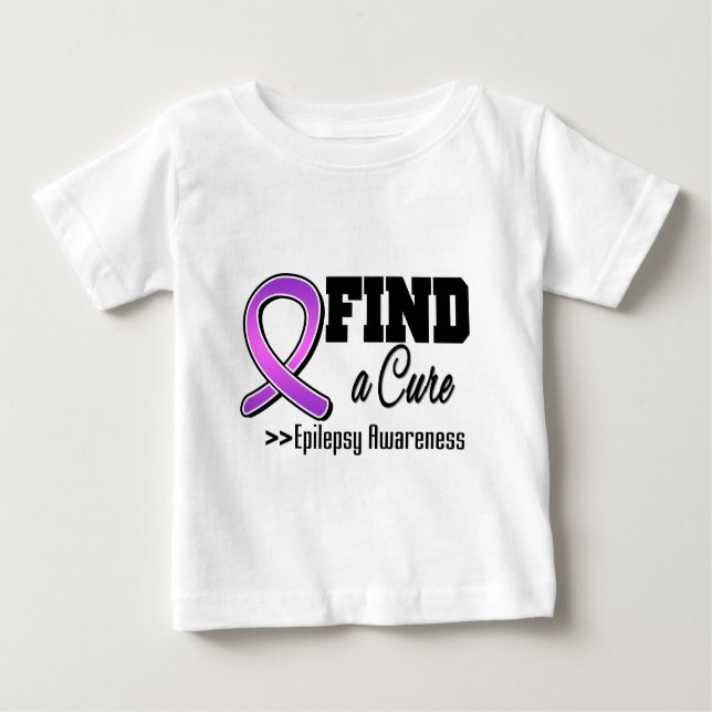 Camiseta De Bebé Encuentre una conciencia de la epilepsia de la (Anverso)