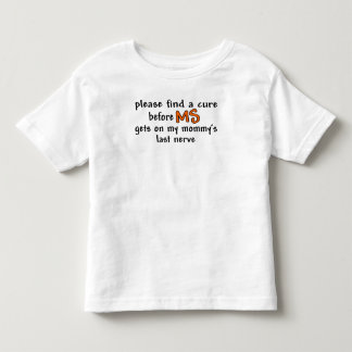 Camiseta De Bebé Encuentre una curación antes de que el ms consiga
