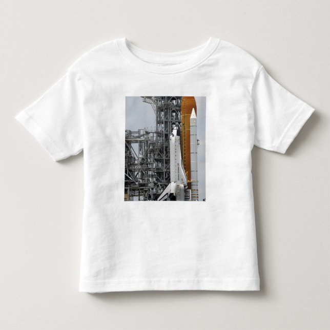 Camiseta De Bebé Endeavor del transbordador espacial en la platafor (Anverso)