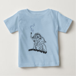 Camiseta De Bebé Energía elefante