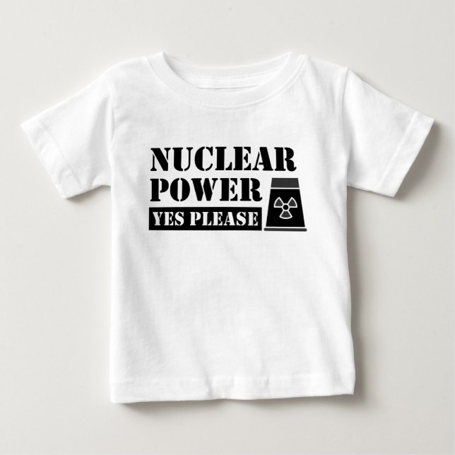 Camiseta De Bebé Energía nuclear Sí Por Favor (Anverso)
