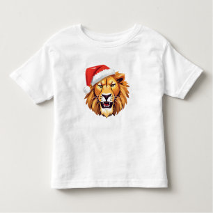 Camiseta De Bebé Enfado de león enojado Safari Santa Navidades disf
