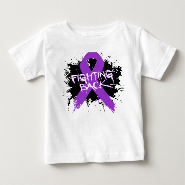 Camiseta De Bebé Enfermedad de Crohns - defendiéndose (Anverso)