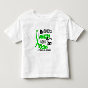 Camiseta De Bebé Enfermedad de Lyme llevo la verde lima para mi