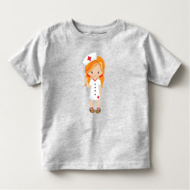 Camiseta De Bebé Enfermero, Medicina, Médica, Chica Cuto, Pelo Nara