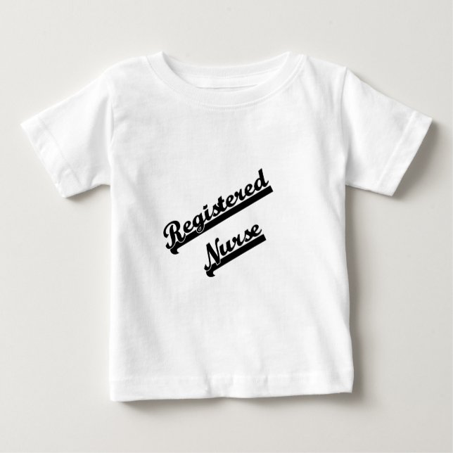 Camiseta De Bebé Enfermero registrado (Anverso)