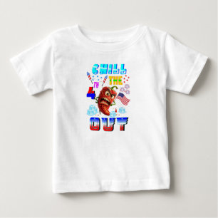 Camiseta De Bebé Enfría el 4 fuera