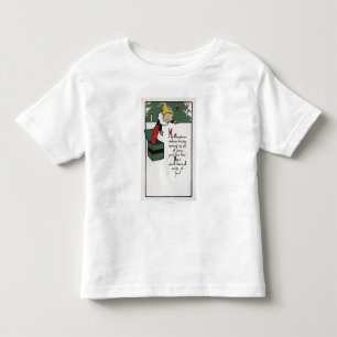 Camiseta De Bebé Engranaje diferencial que envía deseos del navida