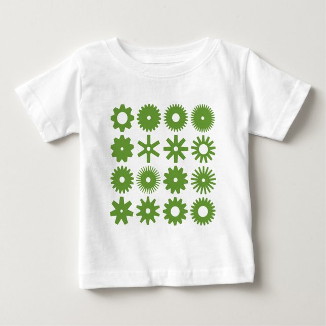 Camiseta De Bebé Engranajes (Anverso)