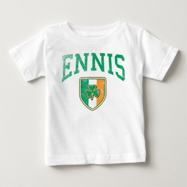 Camiseta De Bebé ENNIS Irlanda (Anverso)