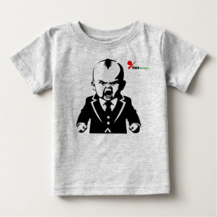 Camiseta de bebé enojado Camiseta de bebé jefe d