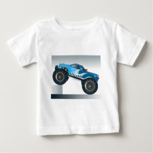 Camiseta De Bebé Enorme Monster Truck Speedway