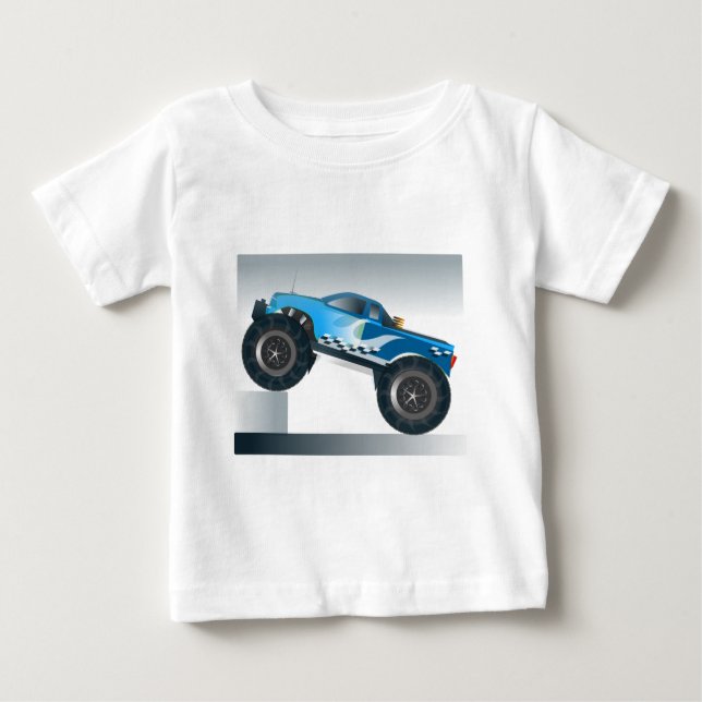 Camiseta De Bebé Enorme Monster Truck Speedway (Anverso)