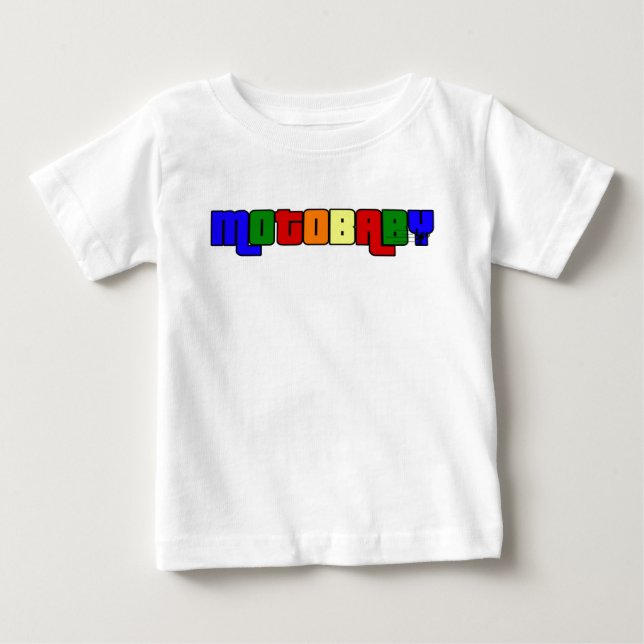 Camiseta De Bebé Enredadera del bebé de Motobaby (Anverso)
