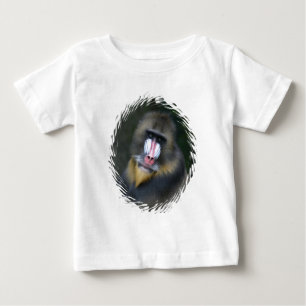 Camiseta De Bebé Enredadera del niño de la cara del babuino