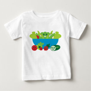 Camiseta De Bebé Ensalada Cuta