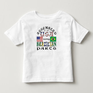 Camiseta De Bebé Ensamblado en EE. UU. con piezas brasileñas