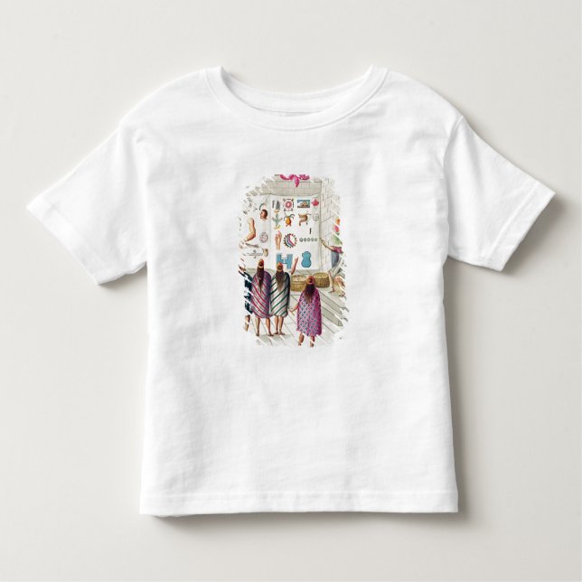 Camiseta De Bebé Enseñanza de la lectura de manuscritos (Anverso)