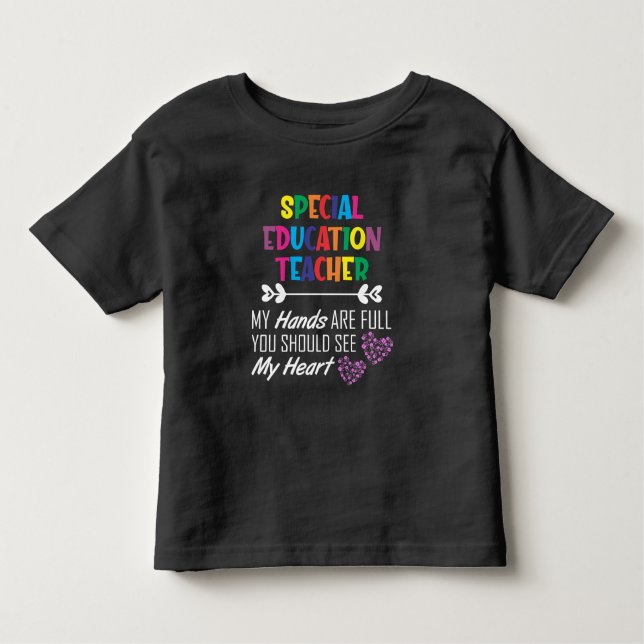 Camiseta De Bebé Enseñanza de profesores de educación especial (Anverso)