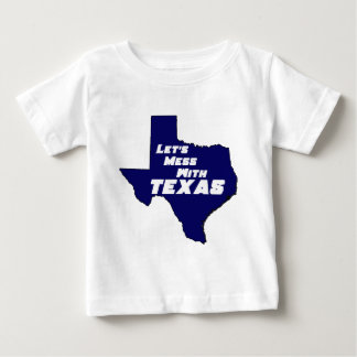 Camiseta De Bebé Ensuciemos con el azul de Tejas