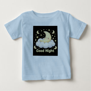 Camiseta De Bebé Enterizo Traje de Buena Noche para Bebé