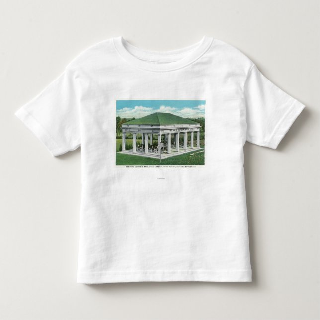 Camiseta De Bebé Entrada conmemorativa en la opinión del cementerio (Anverso)