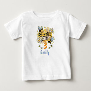 Camiseta De Bebé Entrando con Nombre y Edad Personalizados Cumpleañ